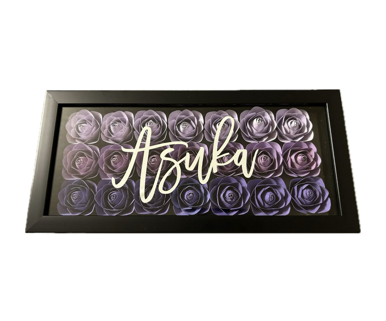 Large Rose Shadow Box